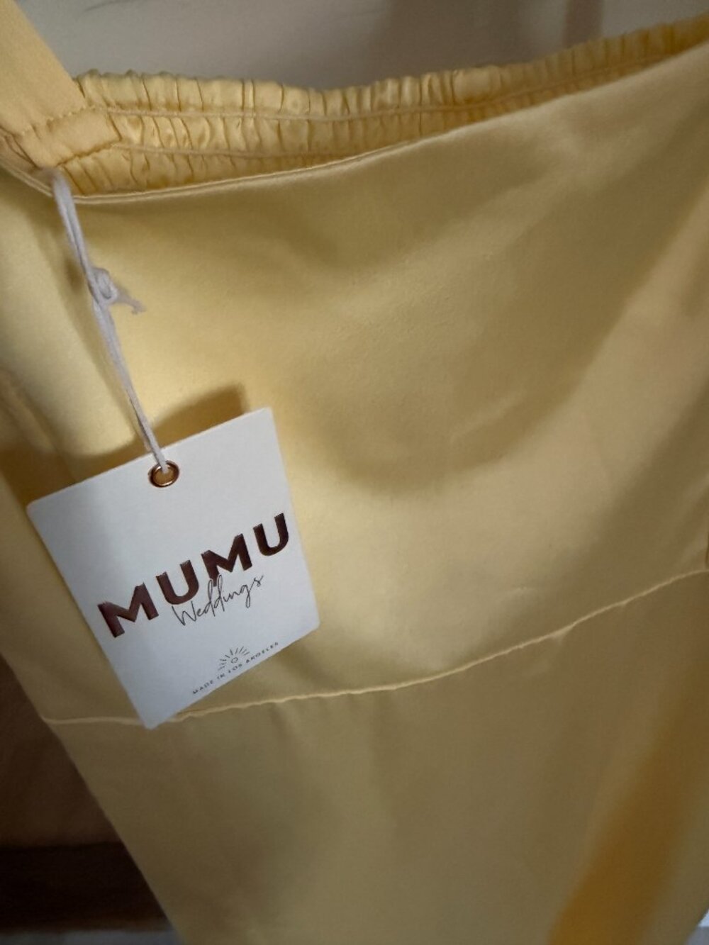 Show Me Your MuMu Butter Yellow Sleeveless Bridesmaid Dress - Picture 12 of 16